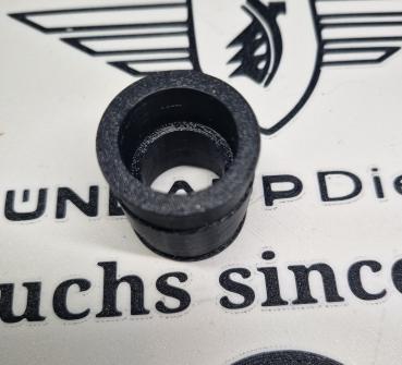 Originalgetreuer Nachbau des Ansauggummis für Zündapp KS 50 (Typ 517) inklusive 2 Originalen Norma Schellen